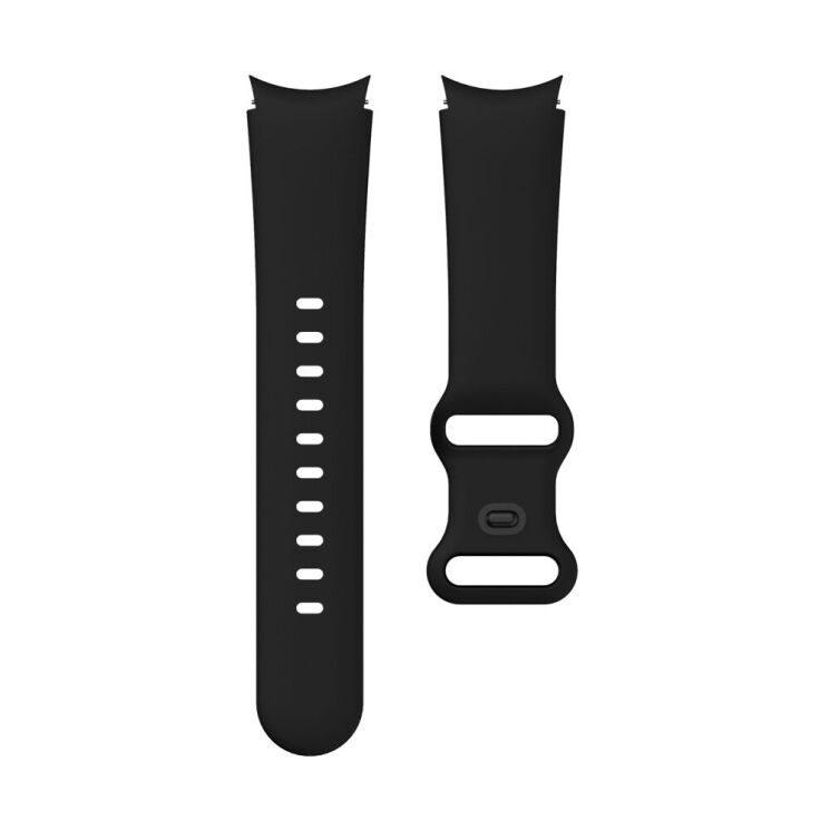 Ремінець Deexe Soft Silicone для Samsung Galaxy Watch 5 (40/44mm) / 5 Pro (45mm) - Black: фото 3 з 3