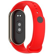 Ремешок Deexe Soft Silicone для Xiaomi Mi Smart Band 8 / 9 - Red: фото 1 из 5