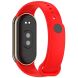 Ремешок Deexe Soft Silicone для Xiaomi Mi Smart Band 8 / 9 - Red (326042R). Фото 1 из 5