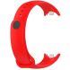 Ремешок Deexe Soft Silicone для Xiaomi Mi Smart Band 8 / 9 - Red (326042R). Фото 3 из 5