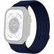Ремешок Deexe Soft Weave для Apple Watch 49 / 46 / 45 / 44 / SE 44 / 42 (Series 1-3) / Ultra / Ultra 2 / Ultra 3 - Navy Blue (371861NB). Фото 1 из 5