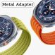 Ремінець Deexe Soft Weave для Samsung Galaxy Watch Ultra (47mm) / Ultra (2025) - Orange (387805O). Фото 5 з 5