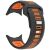 Ремешок Deexe Sport Design для Google Pixel Watch 3 (45mm) - Black / Orange: фото 1 из 6
