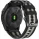 Ремешок Deexe Tactic Gear для часов Garmin c креплением Quick Fit 22mm - Black / Grey (271433BH). Фото 1 из 4