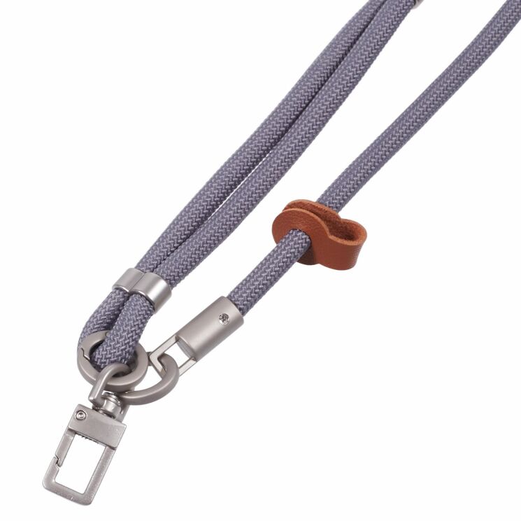 Ремінець для смартфона Deexe Crossbody Strap - Gray (983028H) Ремінець для смартфона Deexe Crossbody Strap - Gray: фото 5 з 5