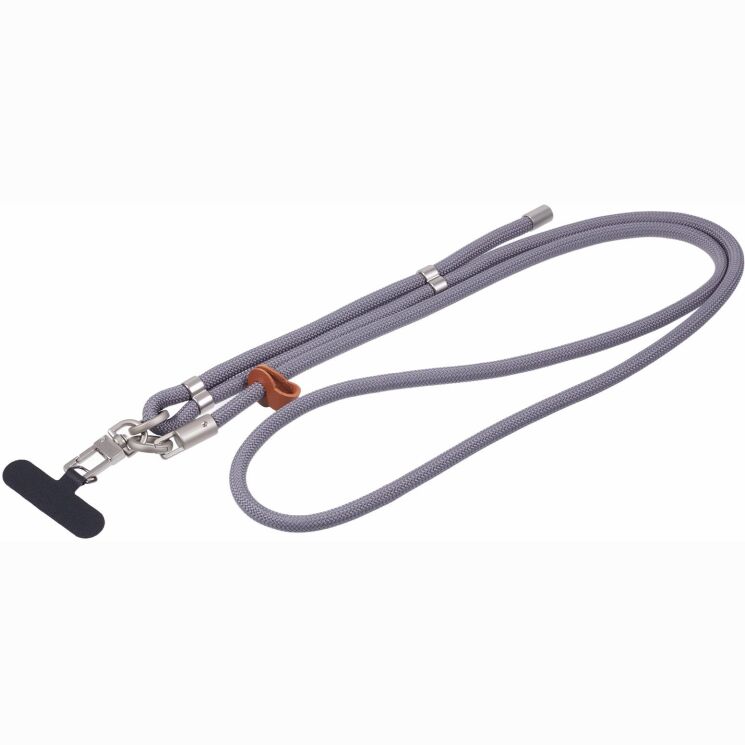 Ремінець для смартфона Deexe Crossbody Strap - Gray (983028H) Ремінець для смартфона Deexe Crossbody Strap - Gray: фото 1 з 5
