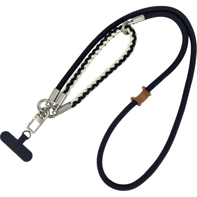 Ремешок для смартфона Deexe Woven Strap - Black (983014B) Ремешок для смартфона Deexe Woven Strap - Black: фото 1 из 4