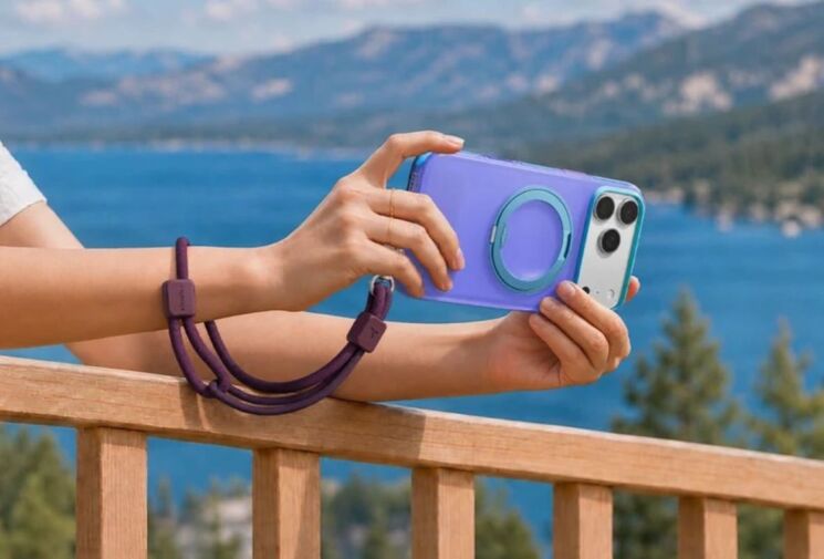 Ремінець для смартфона TORRAS LoopFree Flex Wrist - Dusk Purple: фото 7 з 12