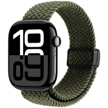 Ремінець Dux Ducis Mixture Ultra для Apple Watch 46 / 45 / 44 / SE 44 / 42 (Series 1-3) / Ultra / Ultra 2 / Ultra 3 - Starry Olive: фото 1 з 8