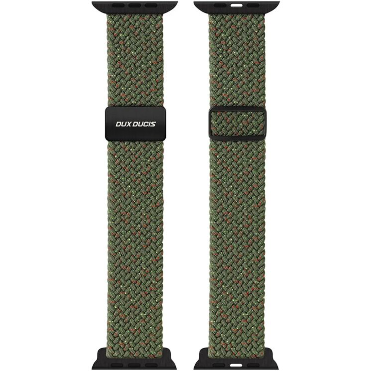 Ремінець Dux Ducis Mixture Ultra для Apple Watch 46 / 45 / 44 / SE 44 / 42 (Series 1-3) / Ultra / Ultra 2 / Ultra 3 - Starry Olive: фото 2 з 8
