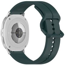 Ремешок KALEBOL Groove Design для Samsung Galaxy Watch 8 (40/44mm) / 8 Classic - Dark Green: фото 1 из 5