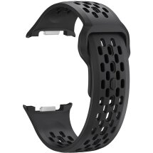 Ремінець KALEBOL Hole Design для Samsung Galaxy Watch 8 (40/44mm) / 8 Classic - Black: фото 1 з 7