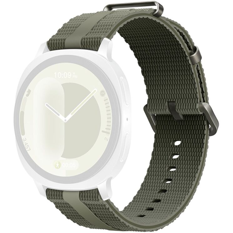Ремінець Reframe Sport Linear для Samsung Galaxy Watch 8 (40/44mm) / 8 Classic - Green: фото 1 з 5