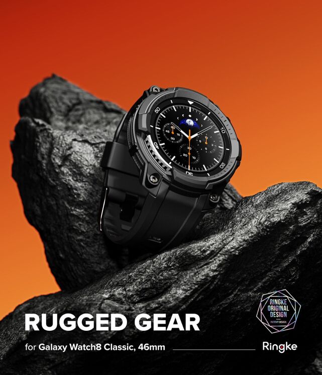 Ремінець Ringke Rugged Gear (FW) для Samsung Galaxy Watch 8 Classic (8800328814172) - Black: фото 2 з 18