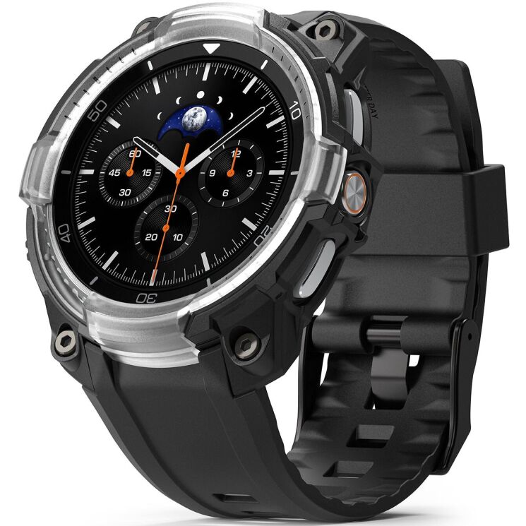 Ремінець Ringke Rugged Gear (FW) для Samsung Galaxy Watch 8 Classic (8800328814172) - Black: фото 1 з 18
