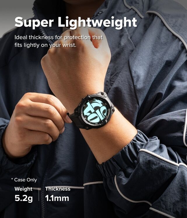 Ремінець Ringke Rugged Gear (FW) для Samsung Galaxy Watch 8 Classic (8800328814172) - Black: фото 6 з 18