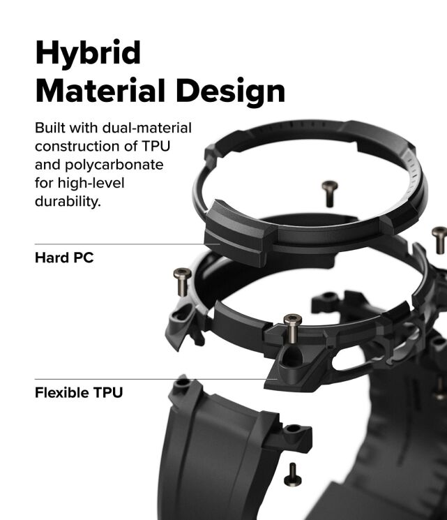 Ремінець Ringke Rugged Gear (FW) для Samsung Galaxy Watch 8 Classic (8800328814172) - Black: фото 5 з 18