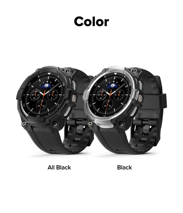 Ремінець Ringke Rugged Gear (FW) для Samsung Galaxy Watch 8 Classic (8800328814172) - Black: фото 15 з 18