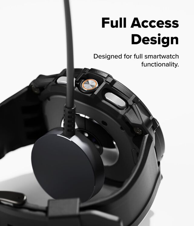 Ремінець Ringke Rugged Gear (FW) для Samsung Galaxy Watch 8 Classic (8800328814172) - Black: фото 12 з 18