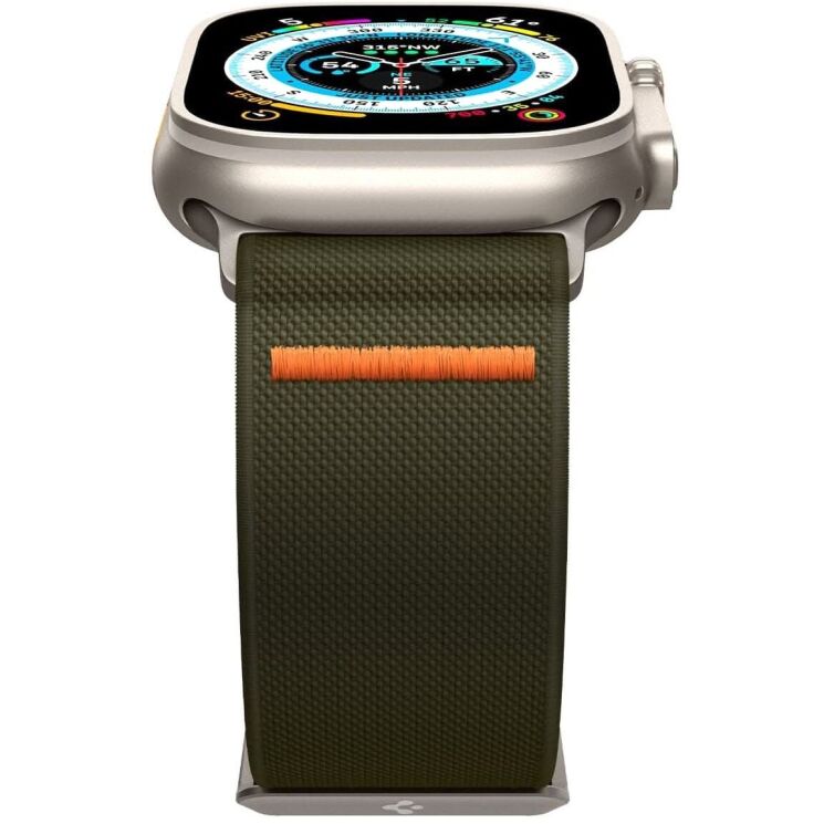 Ремешок Spigen (SGP) Lite Fit Ultra для Apple Watch 46 / 45 / 44 / SE 44 / 42 (Series 1-3) / Ultra / Ultra 2 (AMP05985) - Khaki: фото 3 из 20