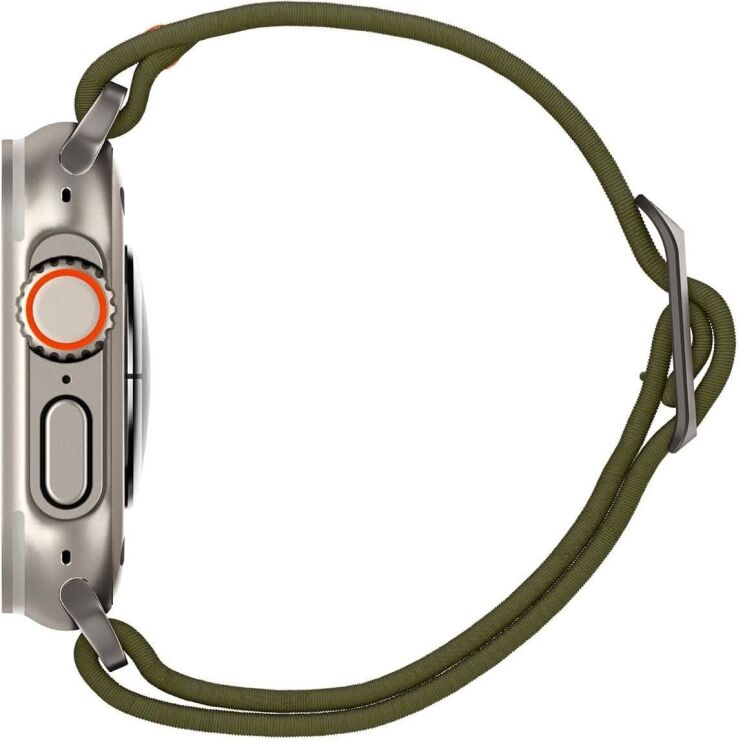 Ремешок Spigen (SGP) Lite Fit Ultra для Apple Watch 46 / 45 / 44 / SE 44 / 42 (Series 1-3) / Ultra / Ultra 2 (AMP05985) - Khaki: фото 4 из 20