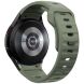 Ремешок Tech-Protect Silicone Line для Samsung Galaxy Watch 4 / 4 Classic / 5 / 5 Pro / 6 / 6 Classic / 7 / FE (5906302313617) - Olive Green (358219G). Фото 2 из 6