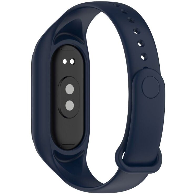 Ремешок UniCase Silicone Strap для Xiaomi Mi Smart Band 8 - Midnight Blue: фото 1 из 6