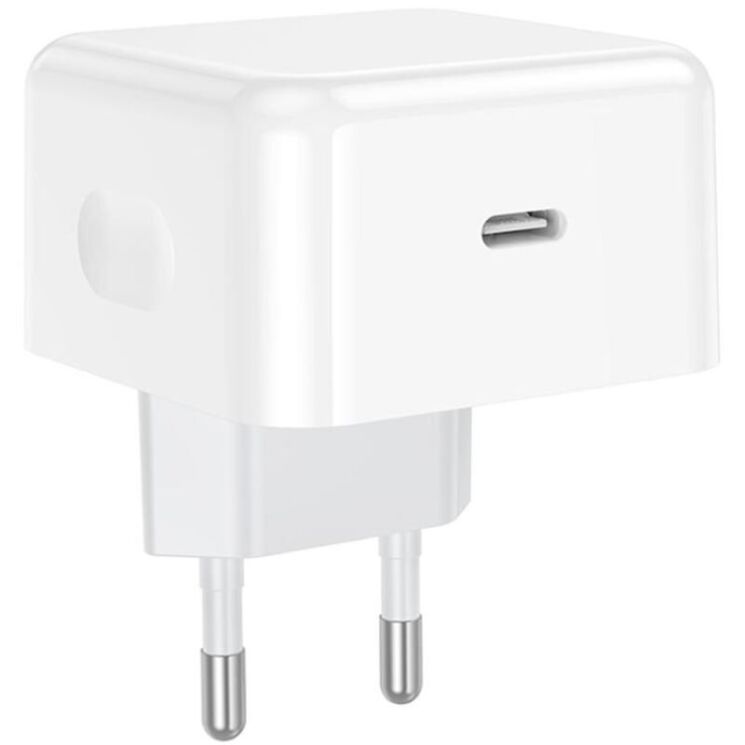 Мережевий зарядний пристрій Hoco C161A PD40W (Type-C) - White (995643W) Мережевий зарядний пристрій Hoco C161A PD40W (Type-C) - White: фото 2 з 8