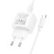 Сетевое зарядное устройство Hoco CS51A Surplus (2USB, 2.4A) + кабель USB to Type-C - White (960113W). Фото 6 из 8