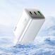 Сетевое зарядное устройство Hoco N49 Glorious 2C+U (65W) - White (960193W). Фото 4 из 5