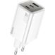 Сетевое зарядное устройство Hoco N49 Glorious 2C+U (65W) - White (960193W). Фото 1 из 5