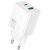Мережевий зарядний пристрій Hoco N71 PD30W + QC3.0 - White: фото 1 з 6