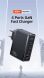 Мережевий зарядний пристрій Usams US-CC163 T50 100W 4 Ports ACCC GaN Fast Charger - Black (141949B). Фото 6 з 21