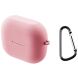 Силиконовый чехол Deexe Silicone Case (FH) для Samsung Galaxy Buds 3 / Buds 3 Pro - Pink (360901P). Фото 1 из 10