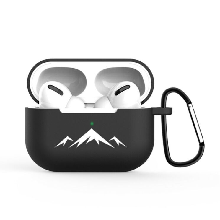 Силіконовий чохол UniCase Black Style для AirPods Pro - Snow Mountain Cloud Top: фото 1 з 7