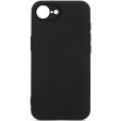 Силиконовый (TPU) чехол ArmorStandart Matte Slim Fit для Apple iPhone 16e - Black (376490B)