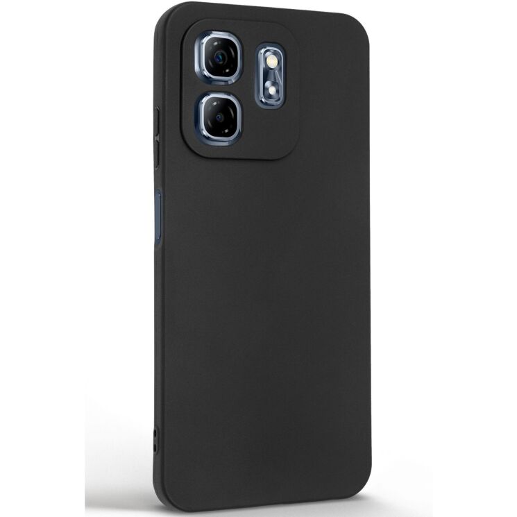Силиконовый (TPU) чехол ArmorStandart Matte Slim Fit для Infinix Hot 50i (X6531) / Smart 9 (X6532) - Black: фото 2 из 5