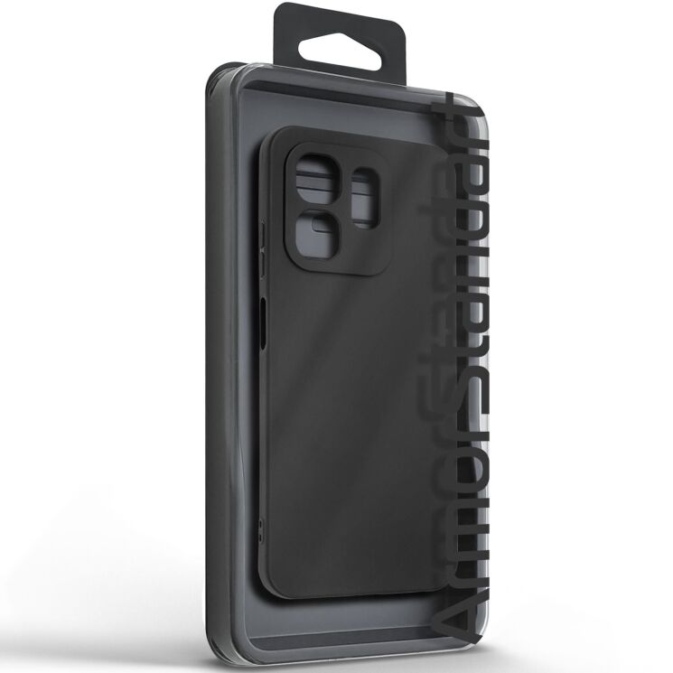 Силиконовый (TPU) чехол ArmorStandart Matte Slim Fit для Infinix Hot 50i (X6531) / Smart 9 (X6532) - Black: фото 3 из 5