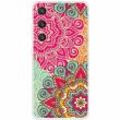 Силиконовый (TPU) чехол Deexe Life Style для Samsung Galaxy S24 Plus (S926) - Flower Pattern (347029E)