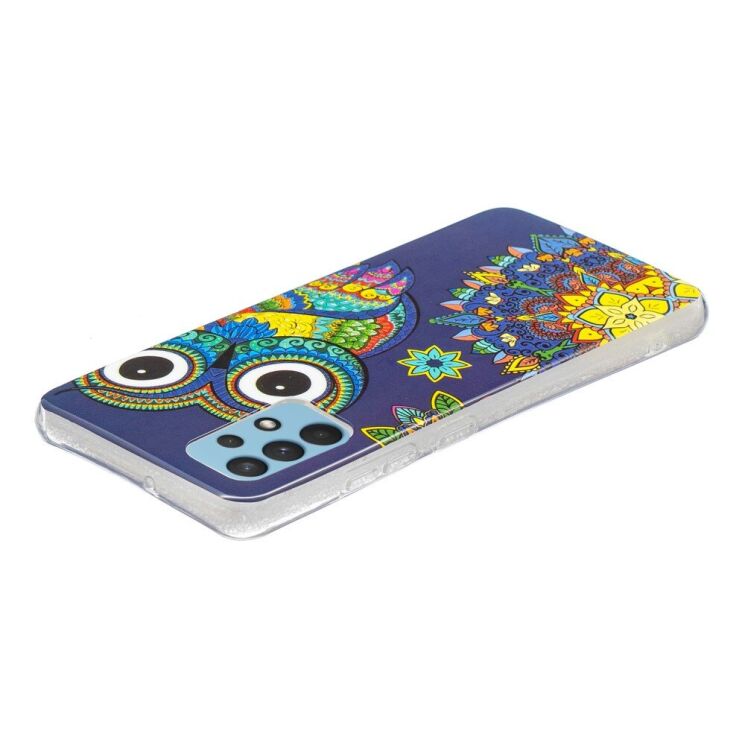 Силиконовый (TPU) чехол Deexe LumiCase для Samsung Galaxy A32 (А325) - Owl Pattern Painting: фото 5 из 5