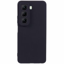 Силиконовый (TPU) чехол Deexe Matte Case для Infinix Hot 50 - Black: фото 1 из 6