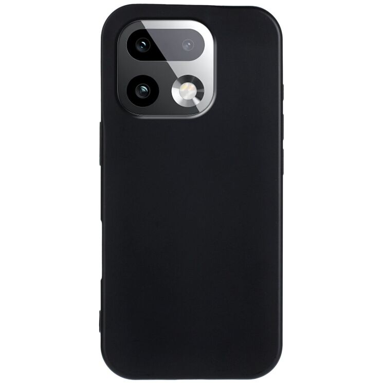 Силиконовый (TPU) чехол Deexe Matte Case для Realme 16 Pro Plus - Black: фото 4 из 7