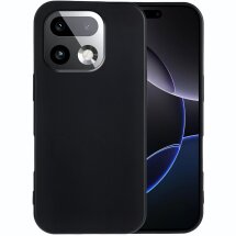 Силиконовый (TPU) чехол Deexe Matte Case для Realme 16 Pro Plus - Black: фото 1 из 7