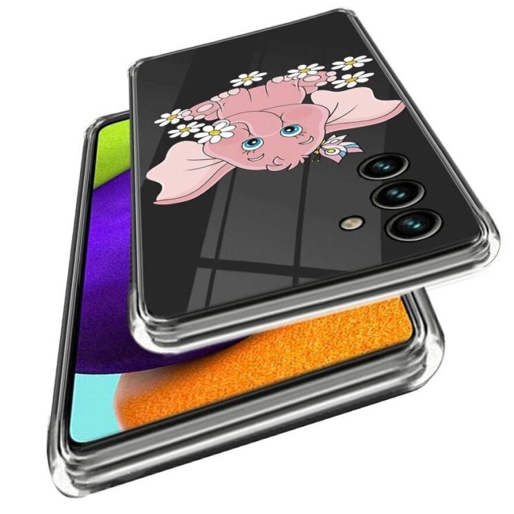 Силиконовый (TPU) чехол Deexe Pretty Glossy для Samsung Galaxy A55 (A556) - Pink Elephant: фото 2 из 3