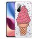Силиконовый (TPU) чехол Deexe Pretty Glossy для Xiaomi Poco F3 / Redmi K40 / Redmi K40 Pro / Mi 11i - Big Ice Cream (229819K). Фото 1 из 4