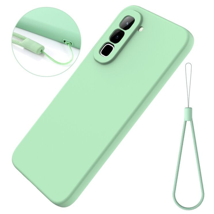 Силіконовий (TPU) чохол Deexe Silicone Case для Infinix Hot 70 - Red: фото 8 з 9