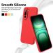 Силіконовий (TPU) чохол Deexe Silicone Case для Infinix Hot 70 - Red (422015R). Фото 4 з 9