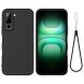 Силіконовий (TPU) чохол Deexe Silicone Case для Infinix Hot 70 - Black (422015B). Фото 1 з 9