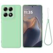 Силиконовый (TPU) чехол Deexe Silicone Case для Motorola Edge 70 Pro - Green (412019G)