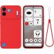 Силіконовий (TPU) чохол Deexe Silicone Case для Nothing Phone (4b) - Red (218412R). Фото 1 з 9